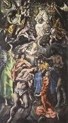 El Greco The Baptism of Christ painting